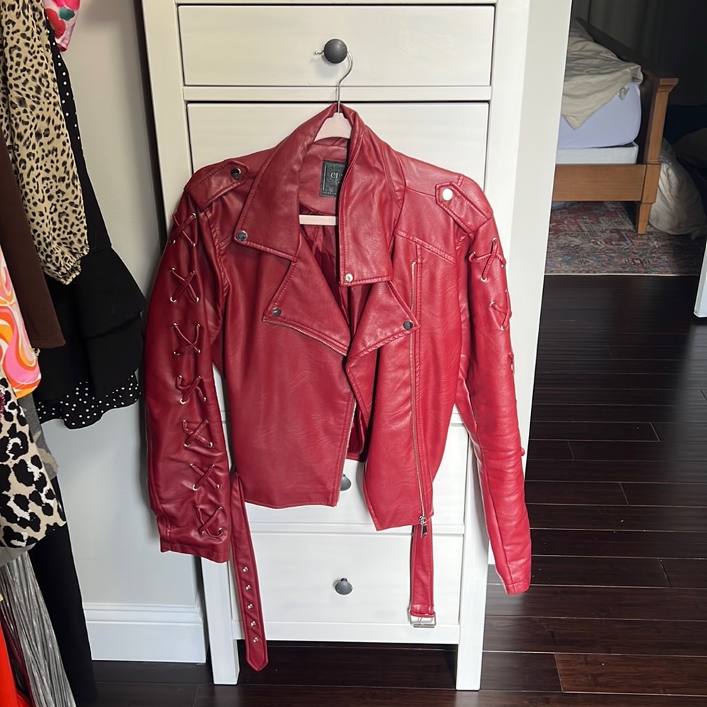 Leather jacket